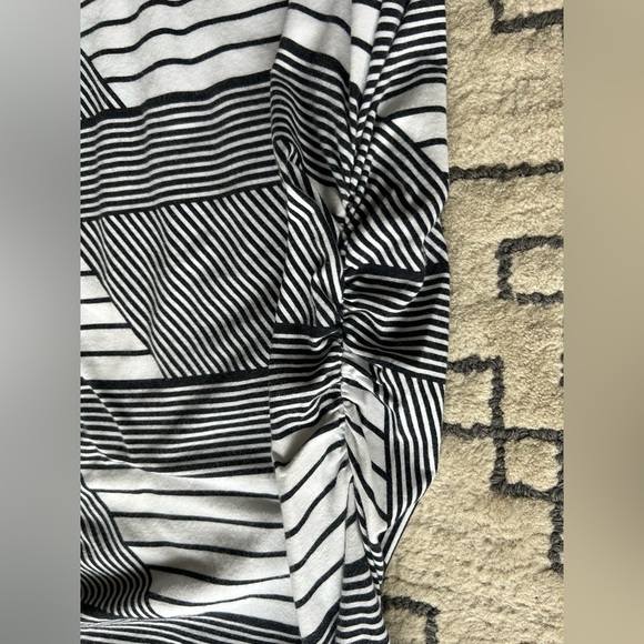 Tommy Bahama, Maxi Tank top dress black and white stripes, size large - Picture 9 of 11